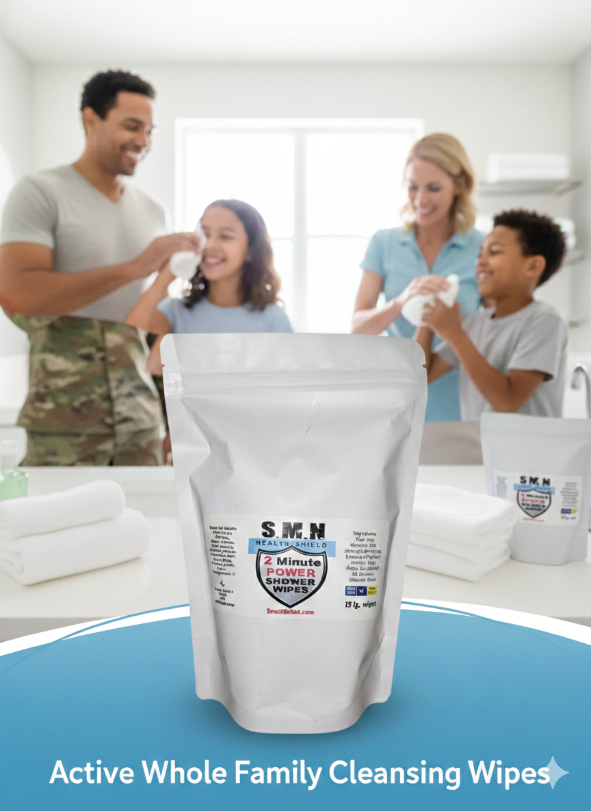 2 MINUTE POWER SHOWER WIPES