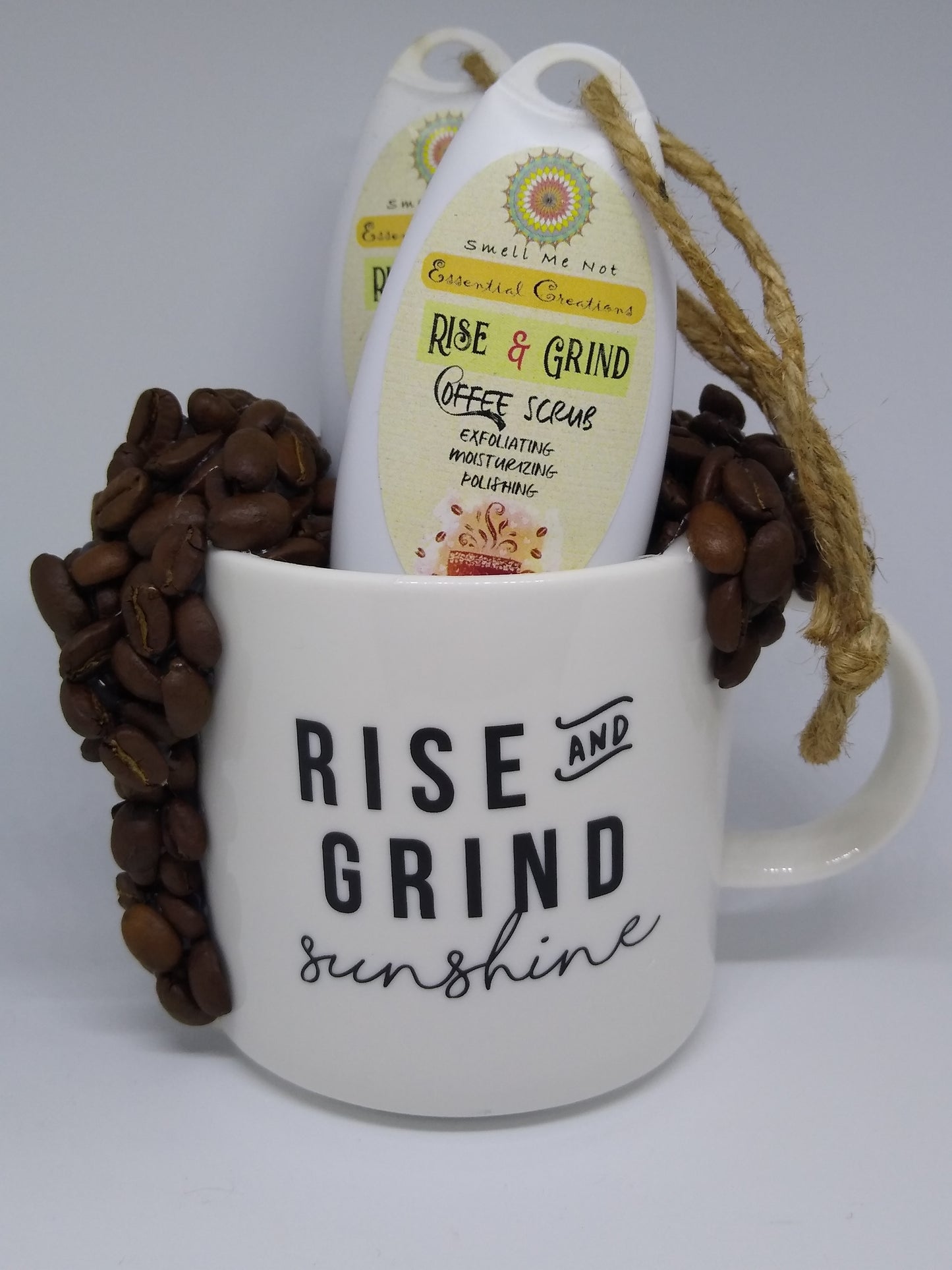 RISE & GRIND ; Coffee exfoliating, polish and face scrub. ** NOW IN 4 OZ ** - SmellMeNot