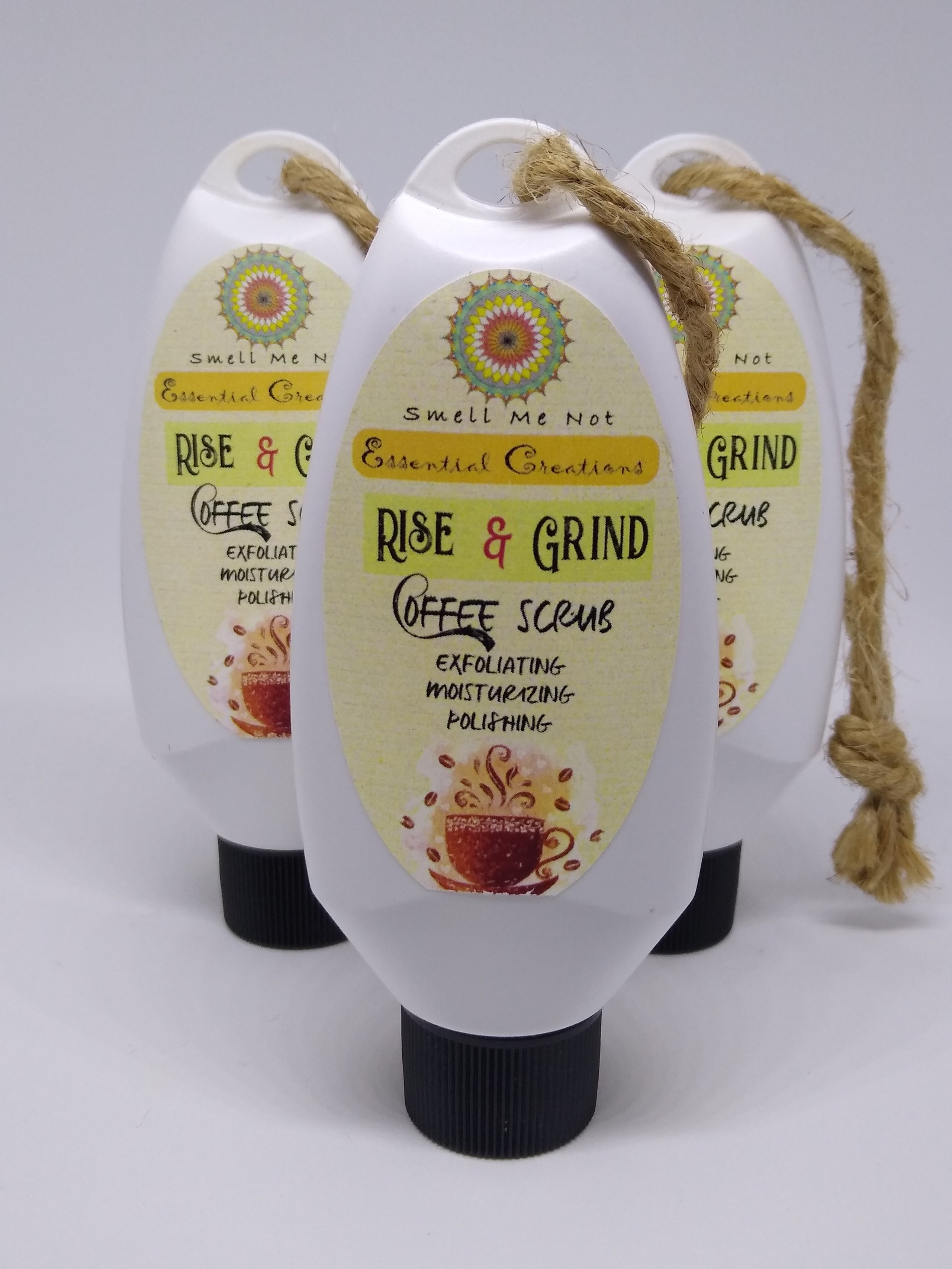 RISE & GRIND ; Coffee exfoliating, polish and face scrub. ** NOW IN Lg. 4 OZ **
