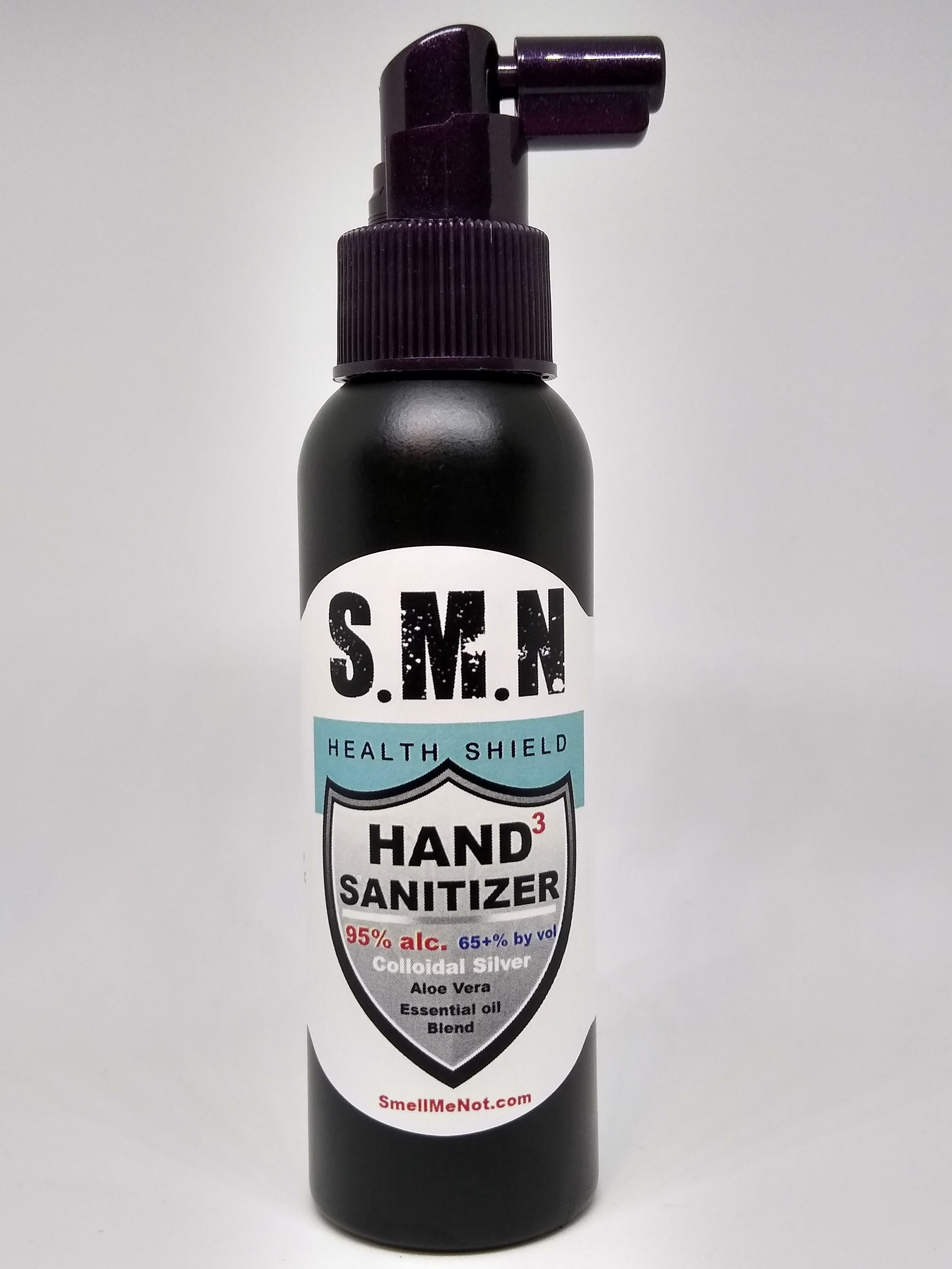 2 oz. TRIPLE Sanitizer (Hands, Surface,  Mouth Funk & Germ Killer) made w/ COLLOIDAL SILVER,alcohol,essential oil blend.